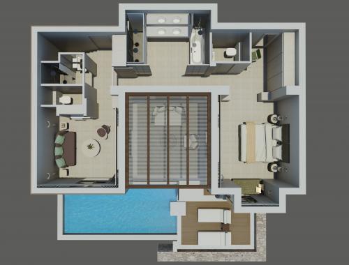 Residential 3 Bedroom Pool Villa Private Garden